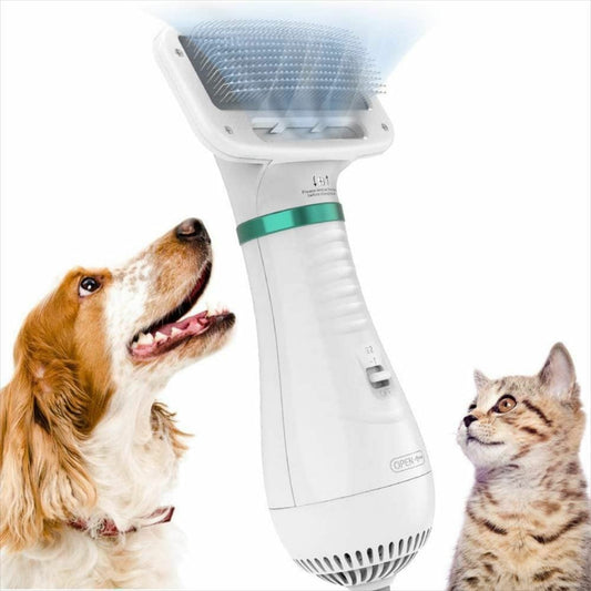 Cepillo Secador 2 en 1: Seca y Cepilla a tu Mascota en Minutos