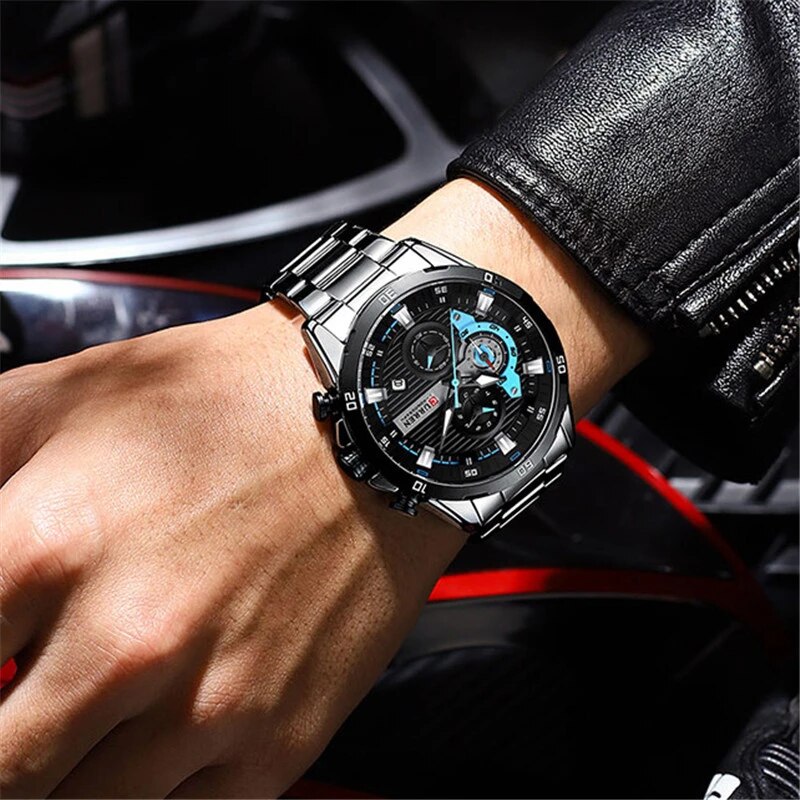 Reloj para Hombre en Acero Inoxidable – CURREN